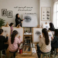 آموزش نقاشی،کلاسهای تابستانه کودکان باهزینه مناسب