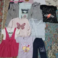 حراج لباس دخترانه ۴ سال تا ۶ سال و شال و روسری