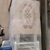 میزعسلی ۴ تایی تاشو فقط رنگ سفید شیری موجود است