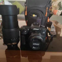 دوربین عکاسی حرفه ای نیکونD7500 با2لنز زوم و پرایم