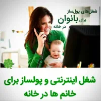 شغل پولساز برای بانوان