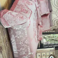 سرویس روتختی ۸تیکه ساتن مخمل ترک برند الوان elvan