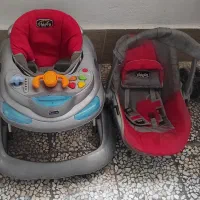 فروش کالسکه و روروئک و کریر  موزیکال نوزاد