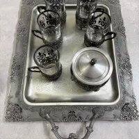 تعدادی ظروف بلور و کریستال پذیرایی|ظروف سرو و پذیرایی|اصفهان, مرداویج|دیوار