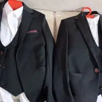 کت شلوار پسرانه با پیراهن و جلیقه ۱۴۰۰