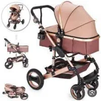 کالسکه بچه نی لالای ومقدار ی وسایل بچه