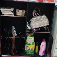 قفسه.کتابخانه|کتابخانه، شلف، قفسه‌های دیواری|خرم‌آباد, |دیوار