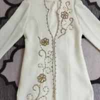 کت سفید مزونی مجلسی