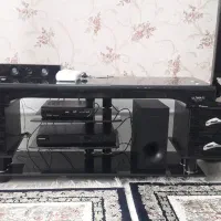 میز تلویزیون شیشه ای مدل یولتیما ترکی