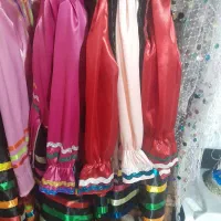 لباس محلی ۸ تا ۱۲ سال در رنگ بندی