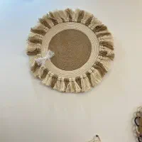 دیوار کوب مکرومه