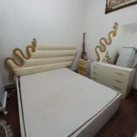 میزارایش وتخت خواب بدون تشک|تخت و سرویس خواب|چهاربرج, |دیوار