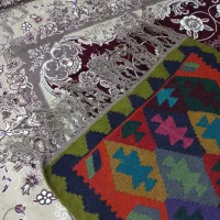 قالیچه گلیم جاجیم دست باف قدیمی سنتی نو آکبند|گلیم، جاجیم، گبه|شیراز, عفیف‌آباد|دیوار