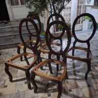 صندلی ناهار خوری رنگ شده نو