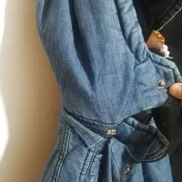 کاپشن جین داخل خز و شلوار داخل خز|لباس|شیراز, شهرک سراج|دیوار