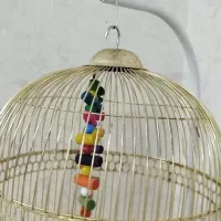 قفس پرنده گرد با پایه|لوازم جانبی حیوانات|مشهد, هنرور|دیوار