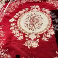 دو عدد فرش قرمز بدون سوختگی و پارگی