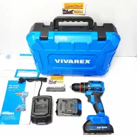 دریل شارژی ۲۰ولت براشلس چکشی ۲باطری ویوارکس(ضمانت)