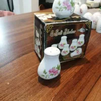 نمکدون  استکان سوپ خوری   و رنده