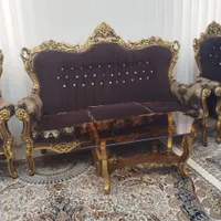 مبل سلطنتی  وشیک نه نفره|مبلمان خانگی و میز عسلی|قم, نیروگاه|دیوار