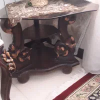 مبل استیل سلطنتی ۹ نفره به همراه ناهار خوری ۸ نفره|مبلمان خانگی و میز عسلی|کرج, اصفهانی‌ها|دیوار