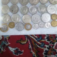 چند عدد سکه قدیمی شاهی و جمهوری اسلامی