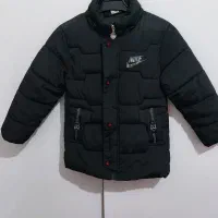 کاپشن پسرانه سایز هشت و نه سال کاملا سالم