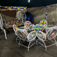 میز باغی صندلی نیمکتی بیضی ویلایی باغی و روف|مبلمان خانگی و میز عسلی|تهران, باشگاه نفت|دیوار