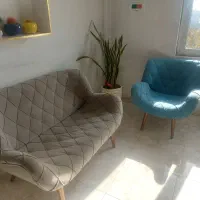 مبلمان راحتی  ۷ نفره کاملا سالم بدون پارگی|مبلمان خانگی و میز عسلی|رودهن, |دیوار