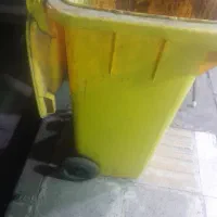 سطل زباله بزرگ چرخ دار