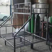 تخت خواب دو طبقه حاجی پور(تختخواب۲دوطبقه)۳نفره غزل|تخت و سرویس خواب|مشهد, حسینآباد|دیوار