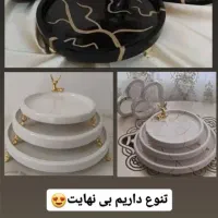 ظروف پذیرایی سنگ مصنوعی|صنایع دستی و سایر لوازم تزئینی|اردبیل, |دیوار