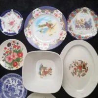 ملامین میوه خوری شکلات خوری قاشق قدیمی پیاله یلدای|ظروف سرو و پذیرایی|شیراز, قالیشویی|دیوار