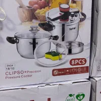 زودپز تفال دوقلو مدل 5 و 7 لیتری با درب کلیپسی