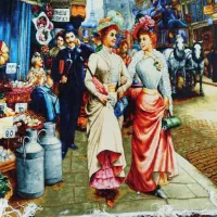 تابلو فرش دست بافت ( شانزلیزه )