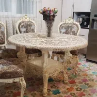 مبل استیل ۹نفره به اضافه ناهارخوری ۴نفره|مبلمان خانگی و میز عسلی|تهران, نازی‌آباد|دیوار