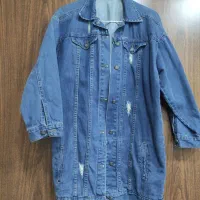 مانتو جین ضخیم نو مناسب خاص پوشان 38تا 42