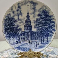 بشقاب دیوار کوب آنتیک