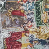 تابلوفرش دست بافت طرح پاسوربازتبریزی|تابلو فرش|اصفهان, خواجو|دیوار