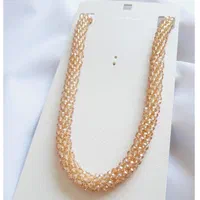 گردنبند زنجیری ساده کریستالی مدل گندمی|بدلیجات|قم, عمار یاسر|دیوار