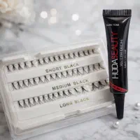 مژه مصنوعی تکی + چسب باکیفیت