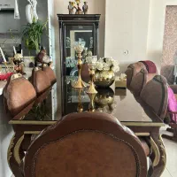 میز ناهار خوری8 نفره سلطنتی کار تهران با صندلی اپن|میز و صندلی غذاخوری|شیراز, غدیر جنوبی|دیوار