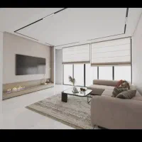 ۱۰۵ متری ۲ خواب ۲مستر رو به آفتاب نوساز مدرن