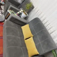 مبل راحتی هفت نفره تمیز و سالم|مبلمان خانگی و میز عسلی|محمدیه-قزوین, |دیوار