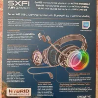 هدست Creative مدل sfxi air gamer آکبند|قطعات و لوازم جانبی رایانه|قم, ارم|دیوار