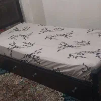 دو عدد تخت فلزی تک نفره