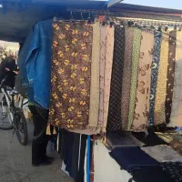 شال ساتن مهره دوری شده درجه یک|لباس|یاسوج, |دیوار