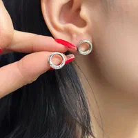 گوشواره نقره حلقه در تنوع بالا نقره سازی رضازاده
