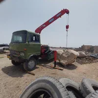 خاور ۶۰۸ جرثقیل ۳۶۰ معاوضه با خاور یا نیسان باری|خودرو سنگین|اصفهان, دهنو|دیوار