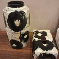 گلدان و جادستمالی دکوراتیو قابل اجرا در طرح دلخواه|صنایع دستی و سایر لوازم تزئینی|رشت, صفاری|دیوار